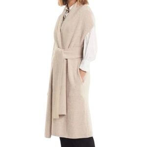 MM LaFleur Chayanee Sweater Vest Duster Merino Wool Size XL/XXL